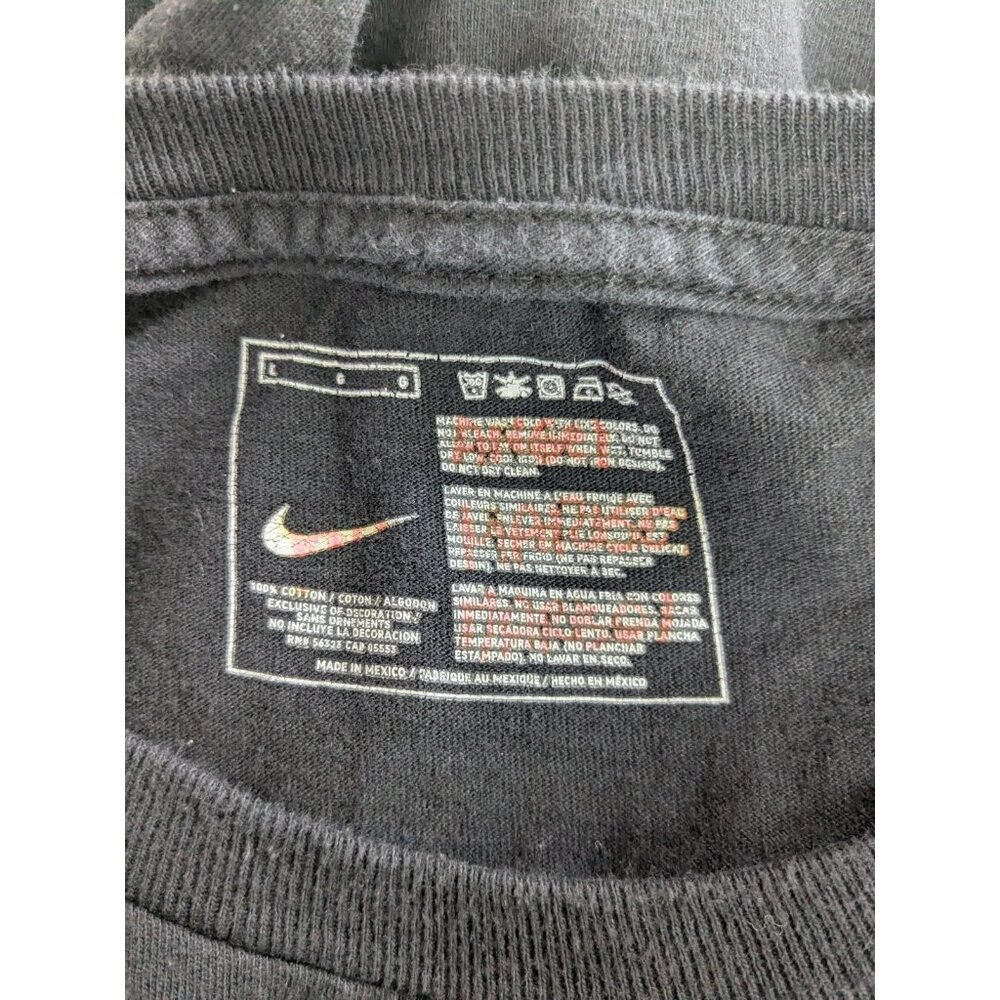 Nike Sportswear Lips and Tongue Black Tshirt Men's Sz L 100% Cotton Just Do It - Picture 4 of 10